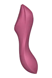 Вібратор Satisfyer Curvy Trinity 3 Вакуумний та стимулятор для точки G, 17.5х5.3 см червоний - мініатюра 5