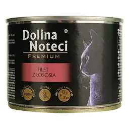 Вологий корм для котів Dolina Noteci Premium з філе лосося 185 г - мініатюра 2
