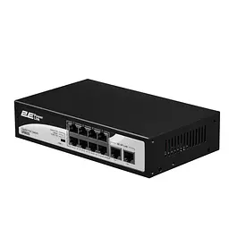 Комутатор PowerLink SP802G 10xGE (8xPoE, 2xUplink), 120Вт, Некерований 2E teh0018109 - мініатюра 2