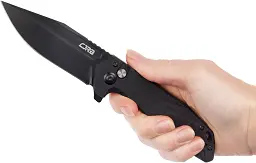 Ніж CJRB Riff BB G-10 Total Black (J1928-BBK) - мініатюра 2