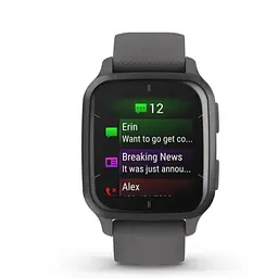 Смарт-годинник Garmin Venu Sq 2 Slate Aluminium Bezel with Shadow Grey Case and Silicone Band (010-02701-10) - мініатюра 6