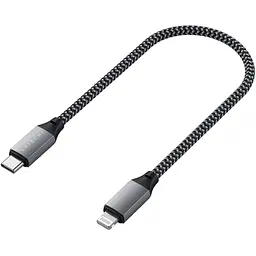 Кабель USB-C to Lightning Satechi Cable Space Gray 0.25 м (ST-TCL10M) - мініатюра 2