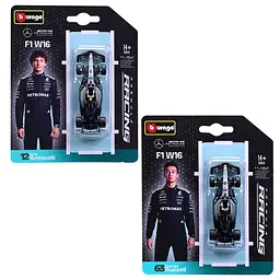 Автомодель Bburago Mercedes-AMG F1 W16 1 шт. в асортименті (18-58002) - мініатюра 9