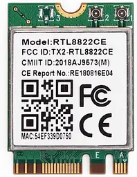 Мережева карта MediaTek WIFI 5 RTL8822CE Двохдіапазонний адаптер, Bluetooth модуль для ПК / Ноутбука (19531) - мініатюра 2