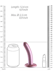 Фалоімітатор Ouch! Smooth G-Spot Dildo 5'' 12.4 см (рожевий) - мініатюра 6