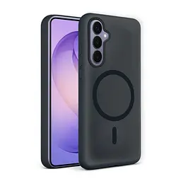 Чохол MAKE Samsung S26 Silicone Aura Magnet Black - мініатюра 3