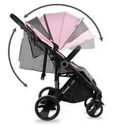 Прогулянкова коляска Kidwell Carell Pink - мініатюра 4
