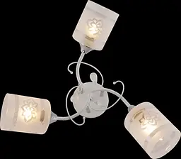 Люстра стельова V XA1524B/3 WH+CR - мініатюра 4