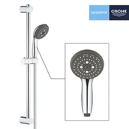 Душовий гарнітур Grohe QuickFix Vitalio Start 100 26032000, Хром - мініатюра 3