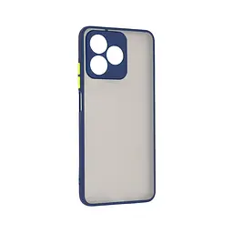 Чехол-накладка для Realme C53/C51/Note 50, Frosted Matte, синий, противоударный чехол с защитой всего корпуса, термополиуретан TPU + поликарбонат PC, ArmorStandart (ARM72390)