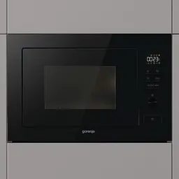 Мікрохвильова піч Gorenje вбудовувана 25л 900Вт гриль дисплей чорний - мініатюра 5