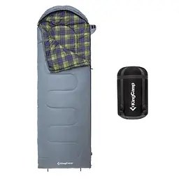 Спальний мішок KingCamp Sevan 250 Grey (KS2422_GREY_L) - мініатюра 4