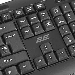 Клавіатура 2E KM1040 Full Size USB EN/UK Black (2E-KM1040UB_UA) - мініатюра 6