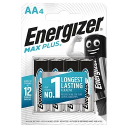 Батарейка Energizer LR6/AA Max Plus Alkaline (4шт) - мініатюра 3