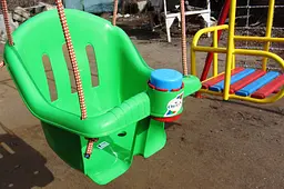 Гойдалки дитячі для вулиці і знімне сидіння для малюків - мініатюра 4