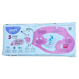 Підгузки Bella Baby Happy Soft Delicate 5 Junior (11 - 18 кг), 52 шт - мініатюра 2