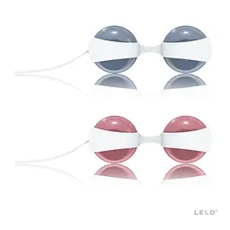 Набір вагінальних кульок Lelo Beads, діаметр 3,5 см, змінне навантаження, 2 х 28 г і 2 х 37 г - мініатюра 2