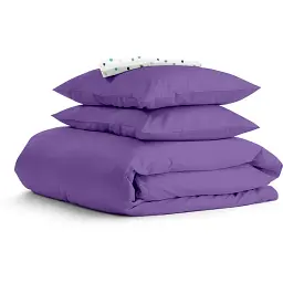 Комплект постільної білизни Cosas сімейний LAVENDER CS1 2 x 160 x 220 см (Ranfors48_PlumLight_ColorBlots_160x2)
