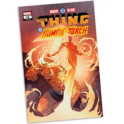 Фігурка Marvel Human Torch - Collectible with Scene 10 (Фантастична четвірка) 30.5 см - мініатюра 6