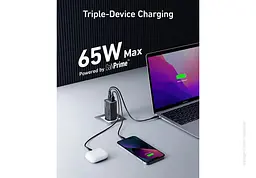 Зарядний пристрій адаптер живлення Anker 735 (PowerPort III) 65 W 3 виходи 2C+A (A2667) - мініатюра 8