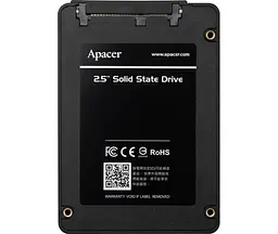 Накопичувач SSD 480GB Apacer AS340 Panther 2.5" SATAIII 3D TLC (AP480GAS340G-1)