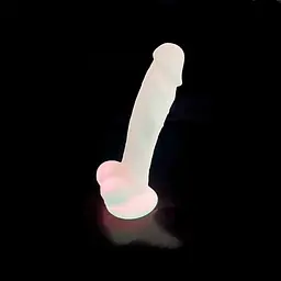 Фалоімітатор SilexD Johnny Pink Glow in The dark - мініатюра 3
