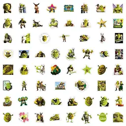 Стікерпак GeekLand Shrek 50 штук - мініатюра 2