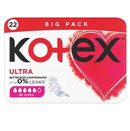Гігієнічні прокладки Kotex Ultra Super 22 шт. - мініатюра 2