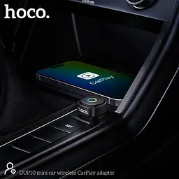 Адаптер HOCO mini car wireless CarPlay adapter DUP10 - мініатюра 2