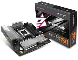 Материнська плата Sapphire NITRO+ B850M WIFI (52123-01-40G) (Socket AM5, AMD B850, Micro-ATX) U1 - мініатюра 6