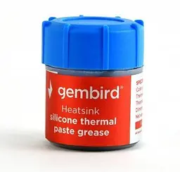 Термопаста Gembird, 15 г, банку, 4.5 Вт/мК, -50°C/+240°C (TG-G15-02)