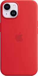 Чохол протиударний силіконовий Silicone Case MPRW3ZE/A MagSafe (Original) для Apple iPhone 14 (6.1") Red - мініатюра 9