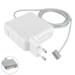 Блок живлення для ноутбука Apple MagSafe2 16.5V, 3.65A, 60W, White, Т-подібний роз'єм MagSafe2, з євро-адаптером - мініатюра 2