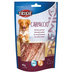 Ласощі для собак Trixie PREMIO Carpaccio 40 г (качка та риба)