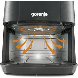 Мультипіч (аерофритюрниця) Gorenje AF1350DWB - мініатюра 3