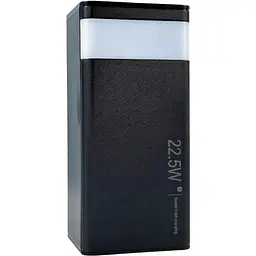 Зовнішній акумулятор WUW-TUGII Y55 50000mAh 22.5W Black [123970]