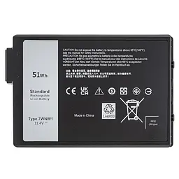 Батарея для ноутбука Dell 0DMF8C (Latitude: 7424 5424 5420) 11.4V 4342mAh Чорний - мініатюра 2