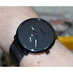 Чоловічий наручний годинник Skmei 9185 Design Black - мініатюра 8