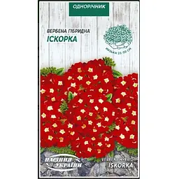 Насіння Вербена Насіння України Гібридна Іскорка 0.1 г (777900)