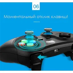 Геймпад iPega Bluetooth Black бездротовий (PG-9157) - мініатюра 8