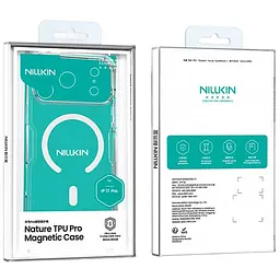 TPU чохол Nillkin Nature Pro Magnetic для Apple iPhone 17 Pro Max (6.9) Безбарвний (прозорий) - мініатюра 6