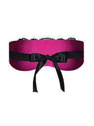 Мереживна маска Obsessive Roseberry One Size фуксія - мініатюра 3