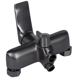 Змішувач для ванни Qtap Vlasta New QTVLA260GMB45645 Gunmetal Black PVD - мініатюра 3