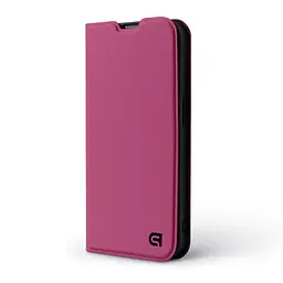 Чехол-книжка для Motorola G55 5G, OneFold Case, бордовый, из экокожи (PU) и TPU, с магнитом, с подставкой и отделением для карт, трансформируется в подставку, противоударный, защита всего корпуса, ArmorStandart (ARM81235) - мініатюра 2