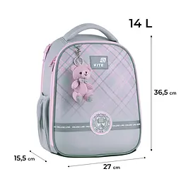 Рюкзак для початкової школи Kite Education каркасний 555 College Line Сірий (K26-555S-1) - мініатюра 3