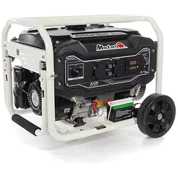 Бензиновий генератор Matari MH6000E (4 кВт), однофазний 220V, 50Hz , об'єм бака 13л, стартер