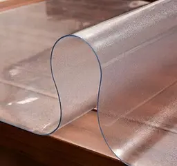 Силіконова скатертину М'яке скло Soft Glass Покриття для меблів 3.7х1.0м (товщина 1.0 мм) Матова - мініатюра 3