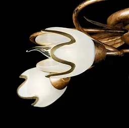 Люстра з плафонами LED Splendid Ray L90707F/5, 5 ламп, бронза, білий, для вітальні та спальні - мініатюра 3