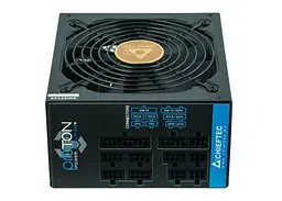 Блок живлення 1000 Вт, Chieftec PROTON, чорний, модульний, 80+ Bronze, Active PFC, 140 мм, 3xMolex/9xSATA/1xPCI-E 16-pin