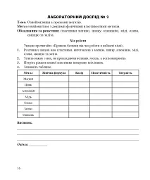 Хімія. Зошит для лабораторних дослідів і практичних робіт. Рівень стандарту. 10 клас - мініатюра 5